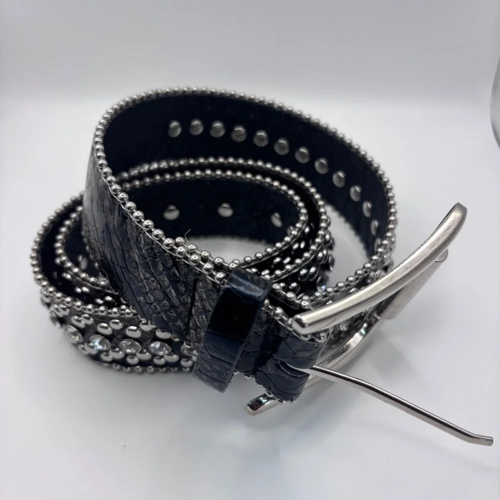 N/A faux snakeskin